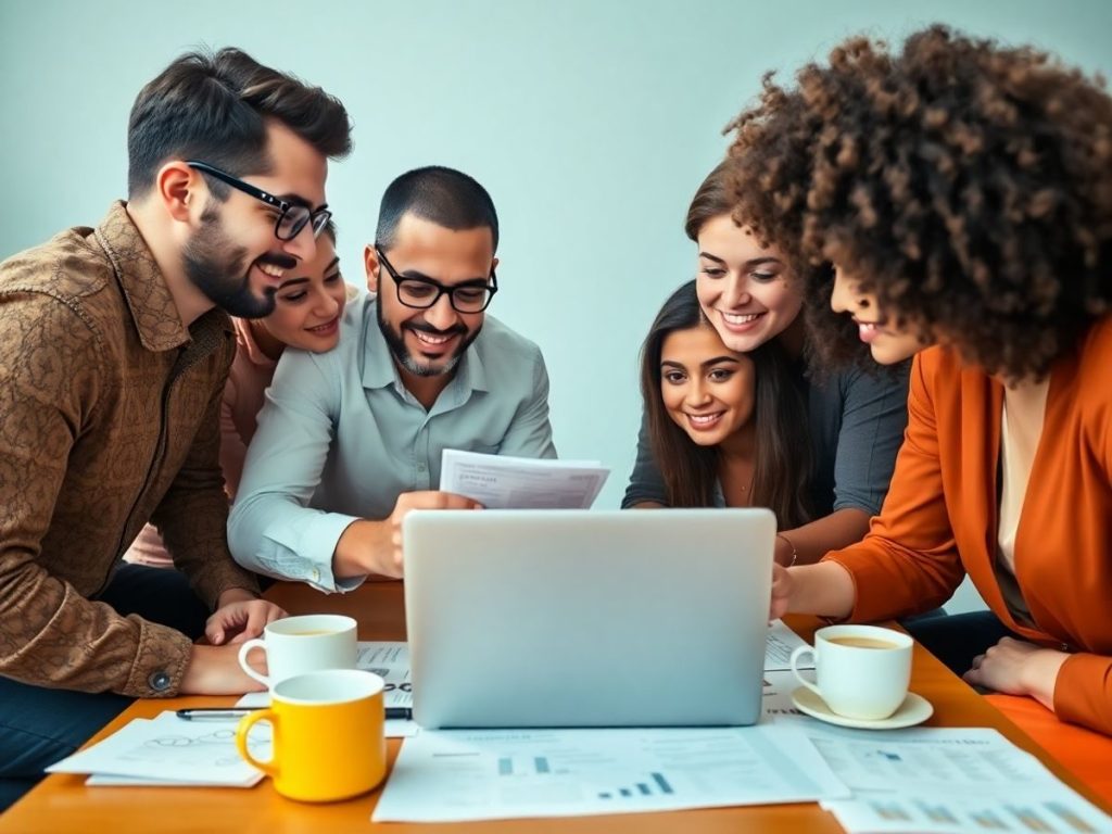 Antreprenori discutând despre finanțare pentru start-up-uri.